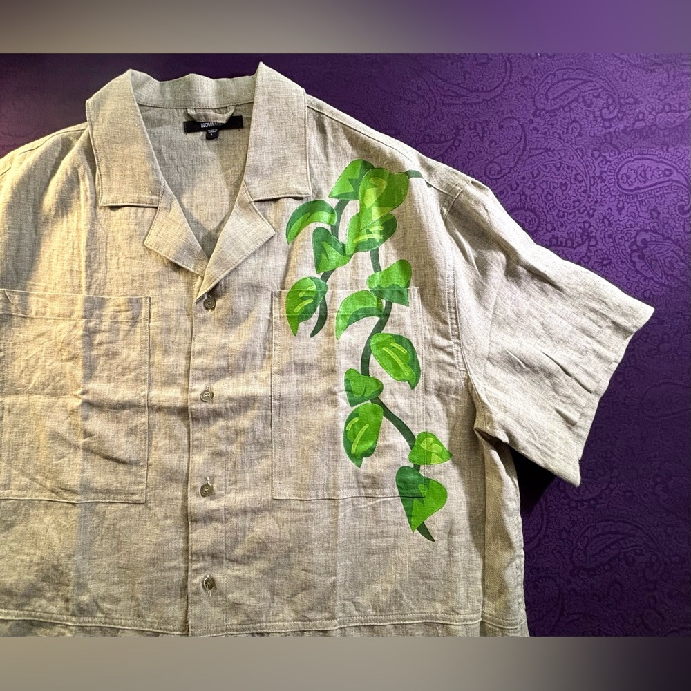 Devil’s Ivy Linen Button Down